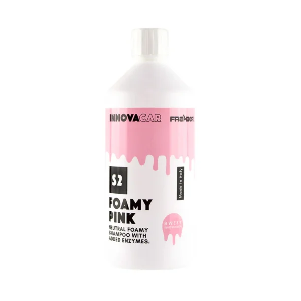 S2 FOAMY COLOR BY INNOVACAR NEUTRAL PH CAR SHAMPOO WITH PINK SNOW FOAM - Imagen 2
