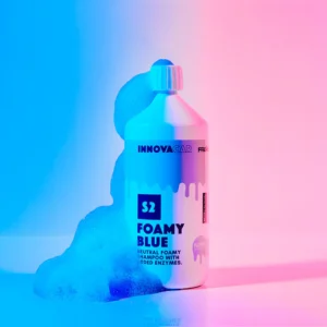 S2 FOAMY COLOR BY INNOVACAR COLORED CAR FOAM SHAMPOO WITH PH NEUTRAL BLUE SNOW FOAM