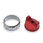 BOQUILLA DE AIRE PARA PRODUCTOS FINOS (PINTURA) Ø 7,2 MM Y AERÓGRAFO CON ANILLO CROMADO