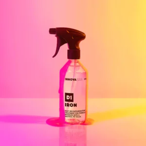 D1 IRON 500ML: ELIMINADOR DE HIERRO Y DESCONTAMINANTE FÉRREO PARA LLANTAS, PINTURA Y CRISTALES DE COCHES.